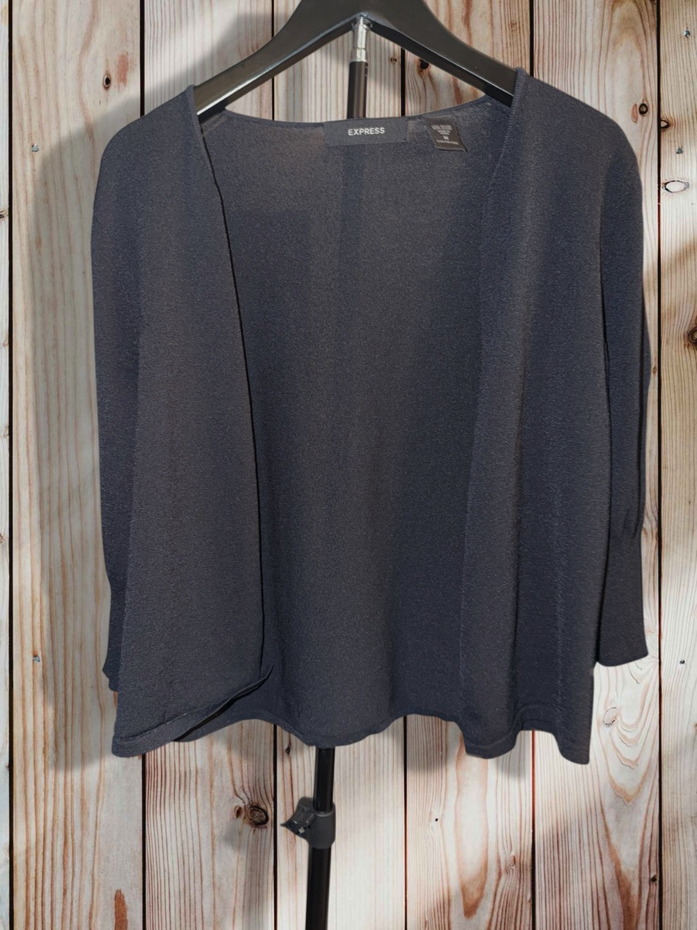 Express Women’s Open-Front Black Cardigan